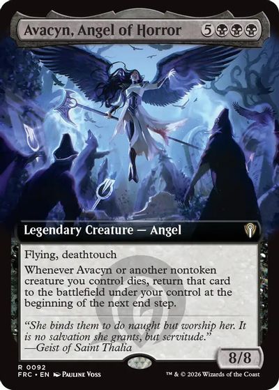 Avacyn, Angel of Horror (Extended Art) card art