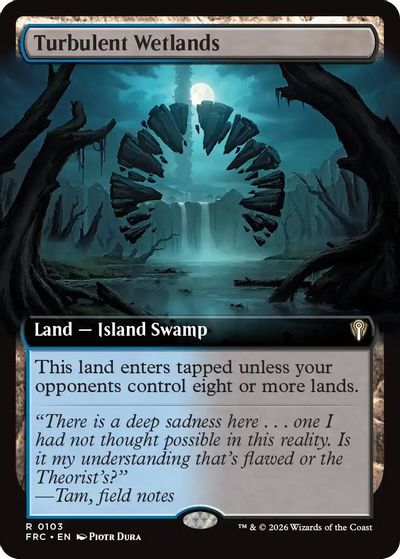 Turbulent Wetlands (Extended Art) card art