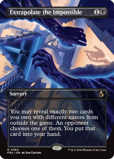 Extrapolate the Impossible (Borderless) card art