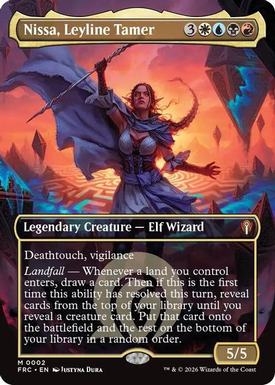 Nissa, Leyline Tamer (Borderless) card art