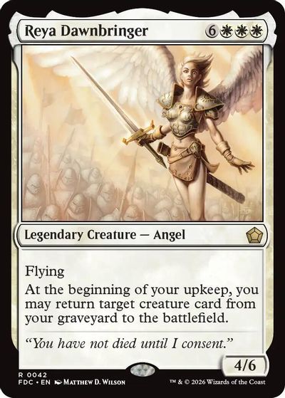 Reya Dawnbringer card art