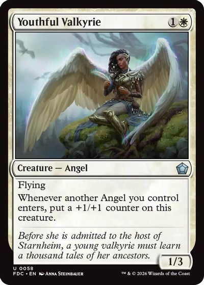 Youthful Valkyrie card art