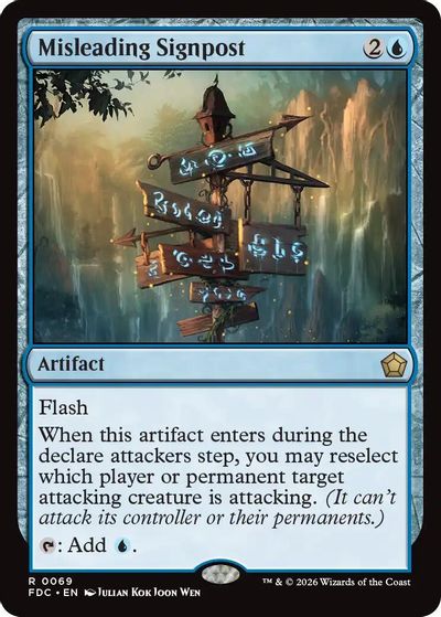 Misleading Signpost card art