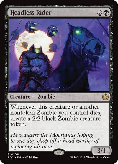 Headless Rider card art
