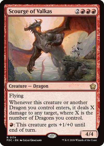 Scourge of Valkas card art