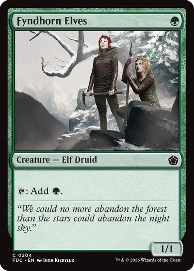 Fyndhorn Elves card art