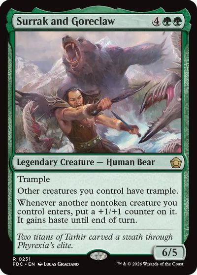 Surrak and Goreclaw card art