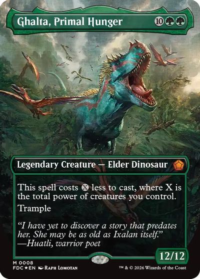 Ghalta, Primal Hunger (Borderless) card art