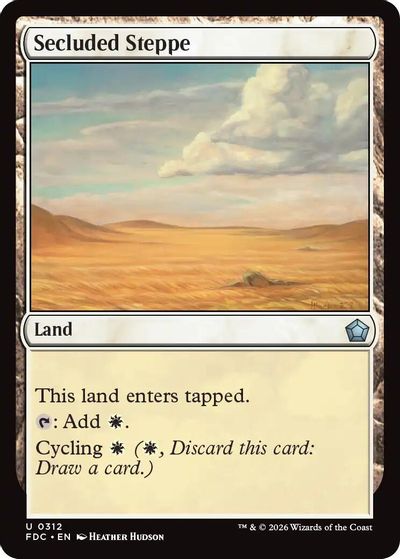 Secluded Steppe card art