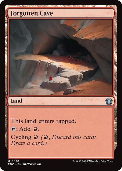 Forgotten Cave card art