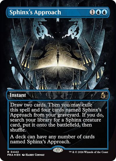 Sphinx's Approach (Borderless) card art