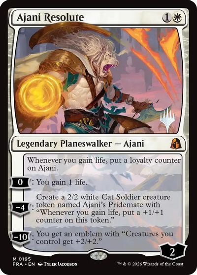 Ajani Resolute card art