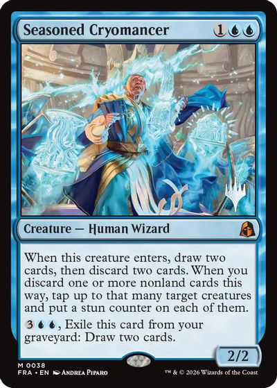 Seasoned Cryomancer card art