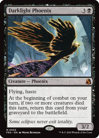Darklight Phoenix card art