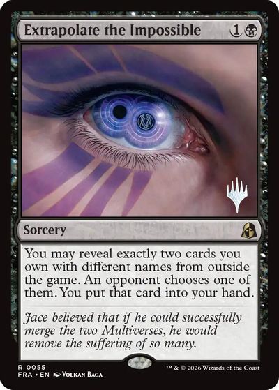 Extrapolate the Impossible card art