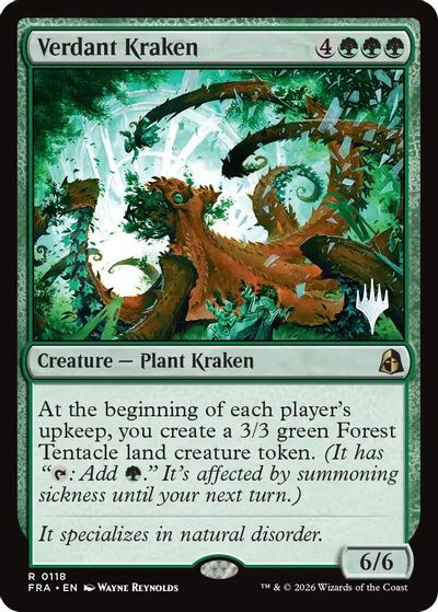 Verdant Kraken card art