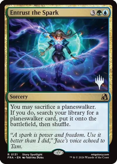 Entrust the Spark card art