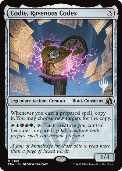 Codie, Ravenous Codex card art