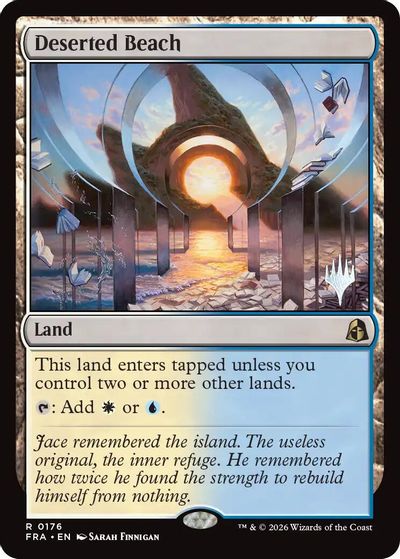 Deserted Beach card art