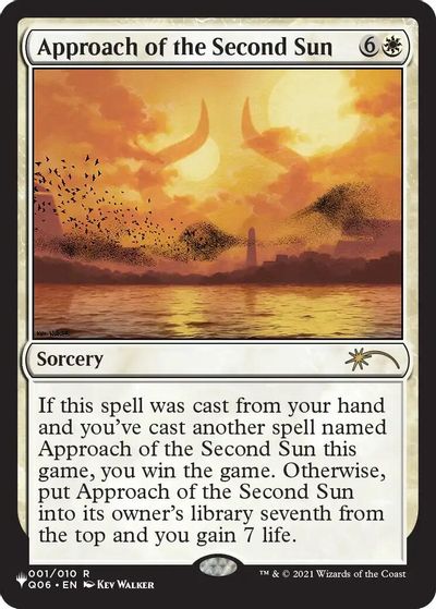 Approach of the Second Sun (Q06) card art