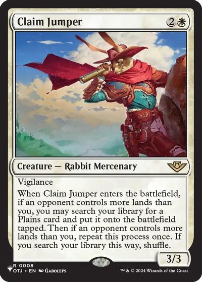 Claim Jumper card art