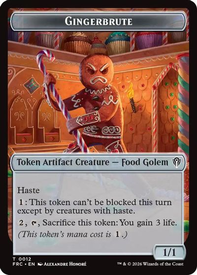 Gingerbrute // Map Double-Sided Token card art