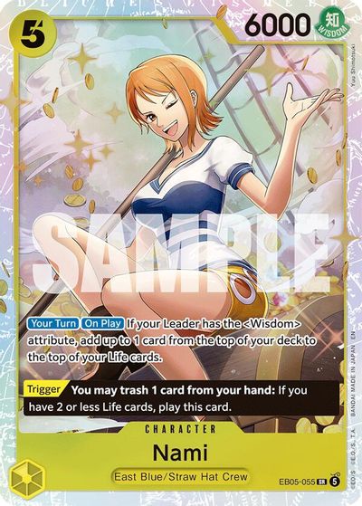 Nami (055) (Alternate Art) card art