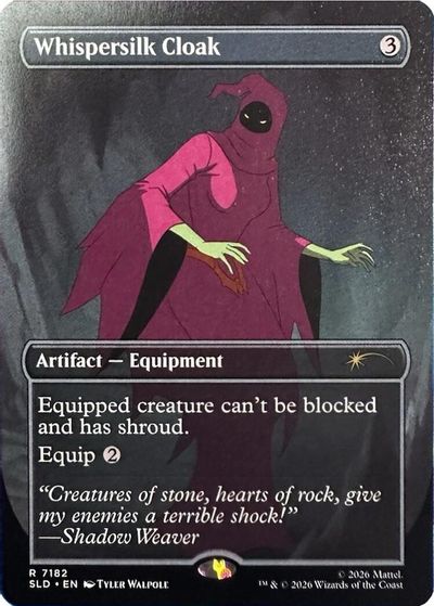 Whispersilk Cloak (7182) card art