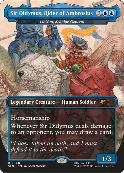 Sir Didymus, Rider of Ambrosius - Lu Xun, Scholar General card art