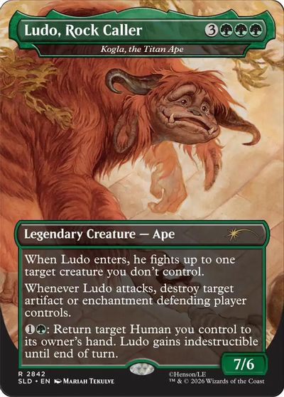 Ludo, Rock Caller - Kogla, the Titan Ape card art