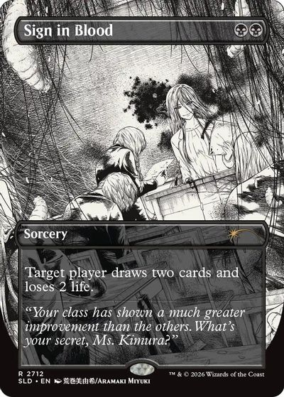 Sign in Blood card art