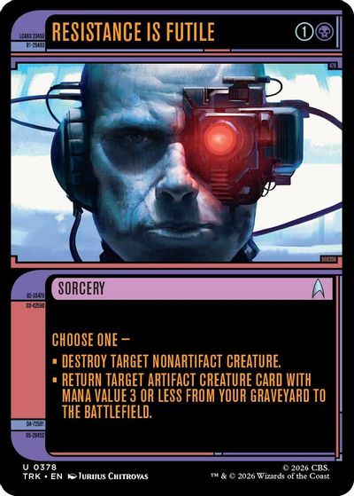 Resistance Is Futile (Showcase) card art