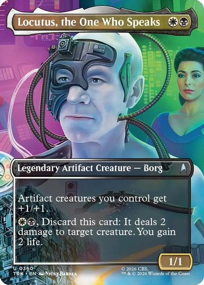 Locutus, the One Who Speaks (Borderless) card art