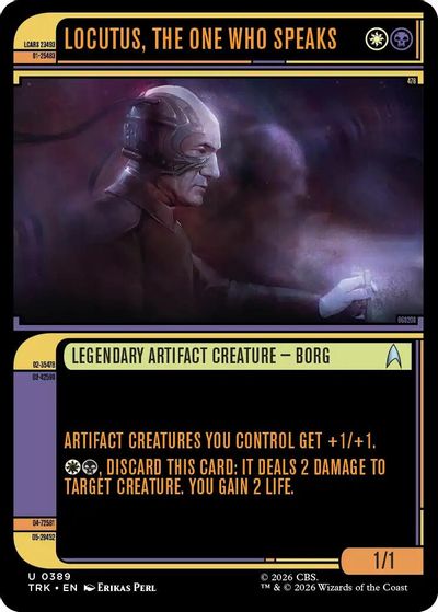 Locutus, the One Who Speaks (Showcase) card art