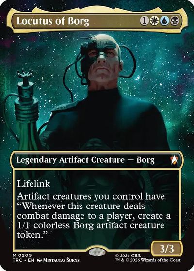 Locutus of Borg (Borderless) card art