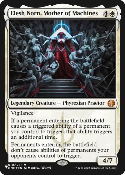 Elesh Norn, Mother of Machines card art