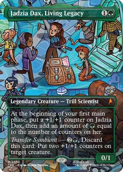 Jadzia Dax, Living Legacy (Borderless) card art