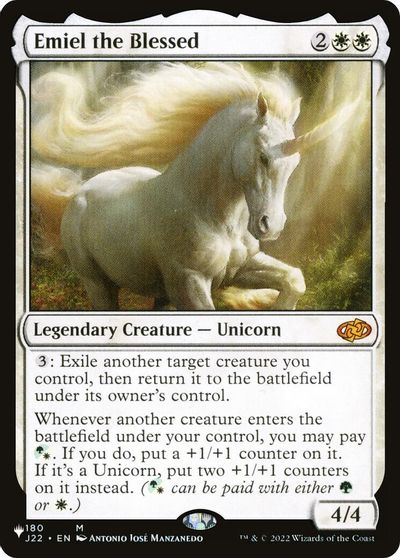 Emiel the Blessed card art