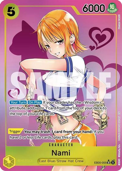 Nami (055) (Kentaro Yabuki) card art