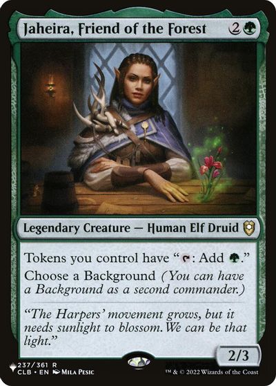 Jaheira, Friend of the Forest card art
