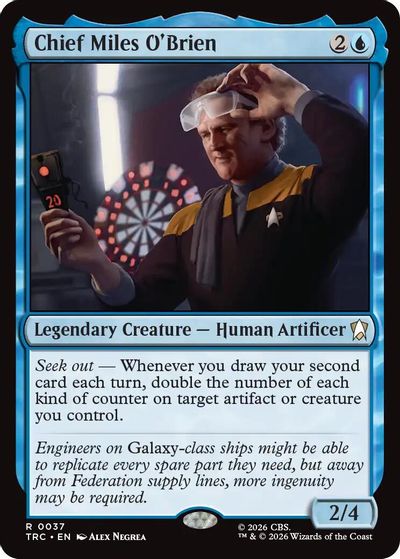 Chief Miles O'Brien card art
