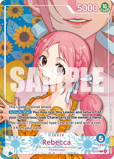 Rebecca (OP15-039) (Heroine Leader) card art