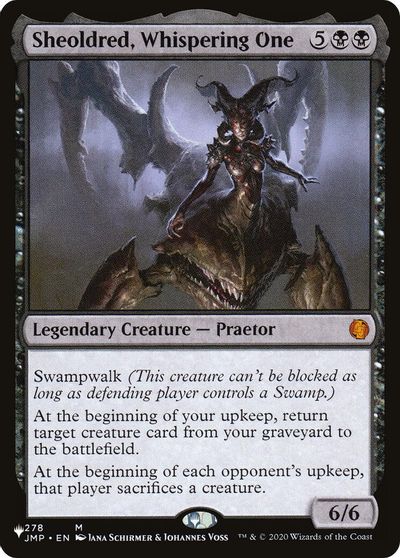 Sheoldred, Whispering One (JMP) card art