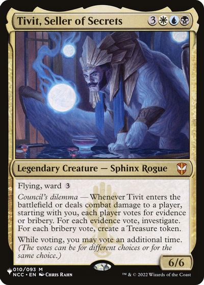 Tivit, Seller of Secrets card art