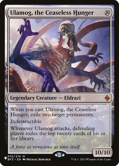 Ulamog, the Ceaseless Hunger card art