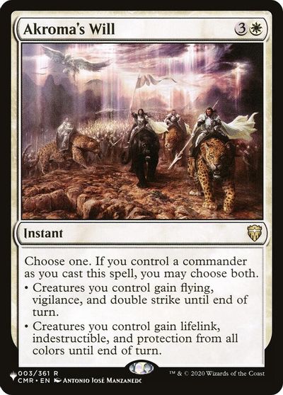 Akroma's Will card art