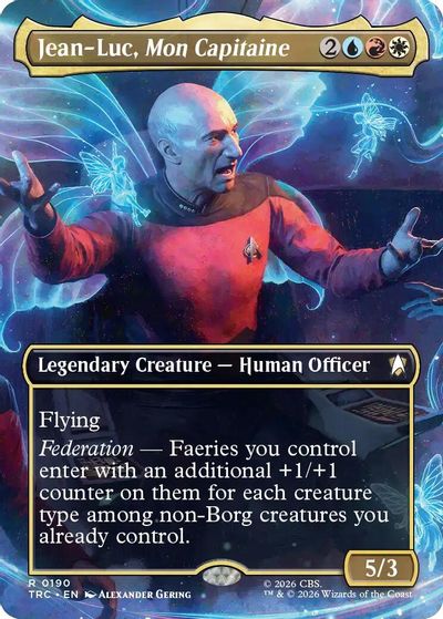 Jean-Luc, Mon Capitaine (Borderless) card art