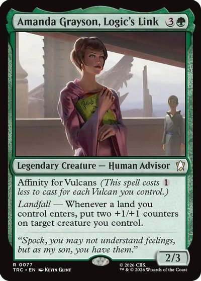 Amanda Grayson, Logic's Link card art