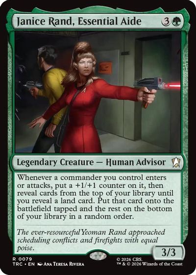Janice Rand, Essential Aide card art