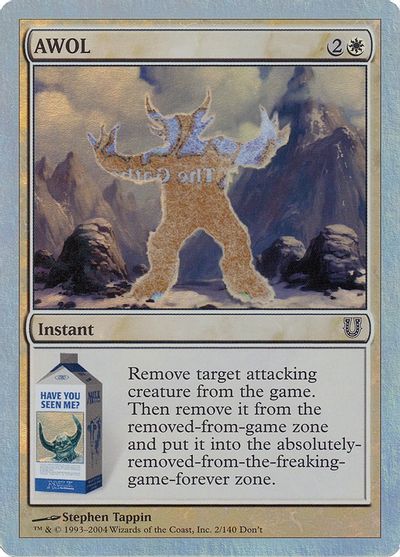 AWOL (Alternate Foil) card art
